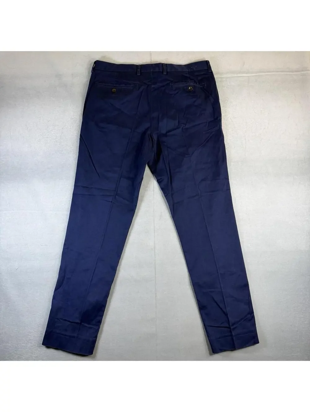 J.Crew Bowery Chino Pants Mens 33x32 Blue Classic Fit Straight Leg Stretch